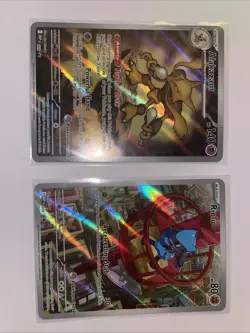Pokemon TCG Alakazam and Riolu Pokemon Center Stamped Promo NM Pack Fresh - Image 1