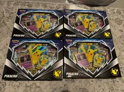 4x Pokemon TCG: Pikachu V Box Factory Sealed - Image 1