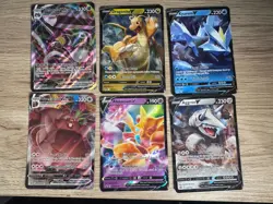 Pokemon Gx V Vmax 6 Card Bundle Ultra Rare In Very Good Condition - Image 1