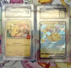 Pokemon Lot - 11 Single Cards And 2 SLABS - Image 1
