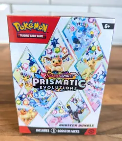 Pokemon TCG S&V Prismatic Evolutions Booster Bundle SEALED (6 Booster packs) - Image 1