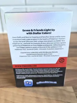 Pokemon TCG S&V Prismatic Evolutions Booster Bundle SEALED (6 Booster packs) - Image 3