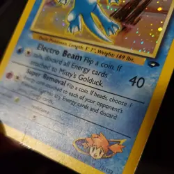 DMG Pokemon Misty’s Golduck #12 MP Gym Challenge Holo Rare WOTC 12/132 - Image 3