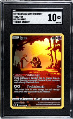 2022 Pokemon Silver Tempest Trainer Gallery Jynx #TG04 Holo SGC 10 - Image 1