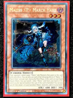 Maliss P March Hare Secret Rare 1st Edition Mint Yu-Gi-Oh! Card [ALIN-EN042] - Image 1