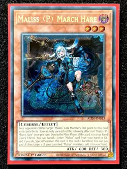 Maliss P March Hare Secret Rare 1st Edition Mint Yu-Gi-Oh! Card [ALIN-EN042] - Image 3