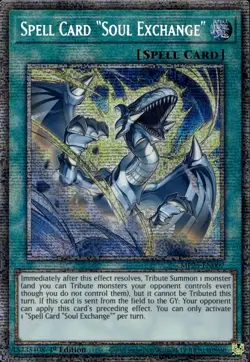 Spell Card Soul Exchange 1st Starlight Rare MP25-EN007 Yu-Gi-Oh! - Image 1