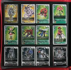 Digimon Card Game EX01 Japan Classic Collection Near Complete C/U/R Set 63 Cards - Image 5