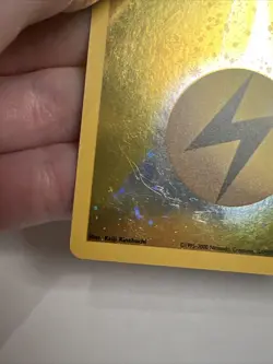MP- Lightning Energy WotC 2002 League Promo AUTHENTIC Pokemon Card - Image 3