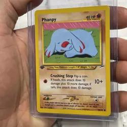 Pokemon Card Neo Destiny 76/105 PHANPY common NM Vintage Nintendo 1st Edition - Image 2