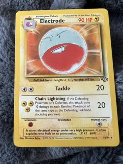 Electrode 18/64 Jungle Set Rare Vintage 1999 Pokemon Card - Pack Fresh / NM++ - Image 1