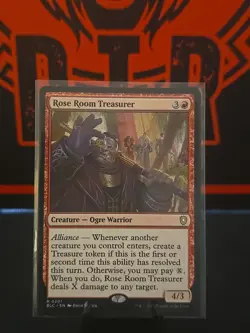 1x MTG - Rose Room Treasurer (0201) - Bloomburrow Commander - BLC - NM - Image 1
