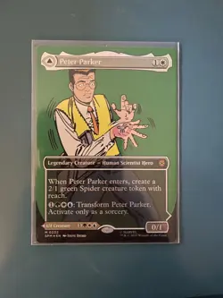 MTG Spider-Man Collector Booster Peter Parker M0232 Foil NM - Image 1