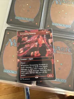 Screaming Nemesis (Borderless) * Duskmourn House of Horror MTG - Image 1