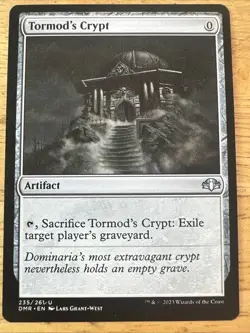 Tormod's Crypt (235) Dominaria Remastered DMR MTG Magic - Image 1