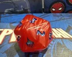 Oversized D20 Spindown Life Counter Marvel's Spider-Man MTG Magic SPM Free Ship - Image 2
