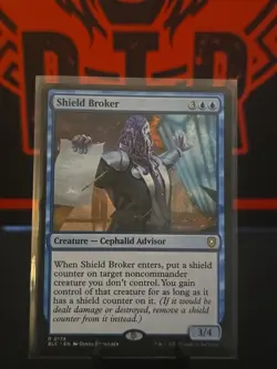 1x MTG - Shield Broker (0174) - Bloomburrow Commander - BLC - NM - Image 1