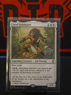 Jazal Goldmane NM MTG Bloomburrow BLB BLC Magic The Gathering R 0142 - Image 1