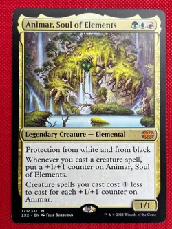 MTG 1X Animar, Soul of Elements X1 Double Masters 2022 Magic - NM - Image 1