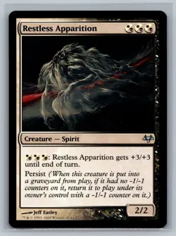 Magic The Gathering Eventide Restless Apparition #94/180 MTG TCG CCG - Image 1