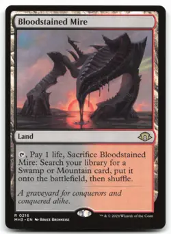 MTG Bloodstained Mire R Modern Horizons 3 216 LP - Image 1