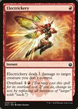 Electrickery - Light Play MTG Guilds of Ravnica: Guild Kits - Image 1