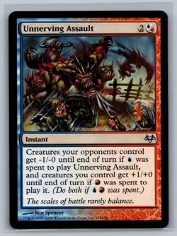 Magic The Gathering Eventide Unnerving Assault #114/180 MTG TCG CCG - Image 1