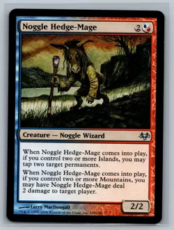 Magic The Gathering Eventide Noggle Hedge-Mage #108/180 MTG TCG CCG - Image 1