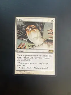 MTG Silence - 2014 Core Set - Near Mint - Image 1