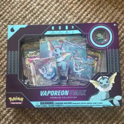 Factory Sealed Pokemon Eeveelution Vaporeon VMAX Premium Collection box EU 🔥 820650101618 - Image 1