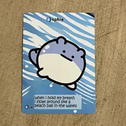 Sphie Pokiebubies V2 1st Edition Fan Art 140 Chef Ken Lee Pokemon Spheal Derpy - Image 1