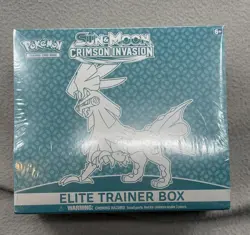 Pokemon TCG Sun & Moon Crimson Invasion Silvally Elite Trainer Box Sealed New - Image 1