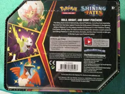Pokemon TCG Shining Fates Tin - CRAMORANT V - Factory Sealed New - Image 3