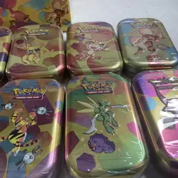 Pokemon TCG Scarlet & Violet 151 Mini Tin Display - ALL 10 ART TINS - Image 3