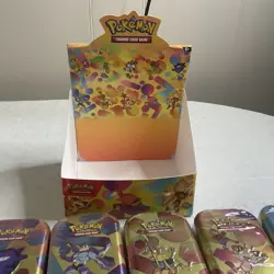 Pokemon TCG Scarlet & Violet 151 Mini Tin Display - ALL 10 ART TINS - Image 5