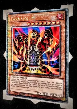 Lava Golem RA01-EN001 Quarter Century Rare 1st Edition Yugioh - Image 1