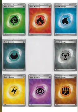 80 Pokemon Basic Energy Cards - 10 of Each Kind - Cards Lot Collection Energies! - Image 1