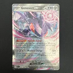Genesect ex 067/086 Pokemon Card Black Bolt Scarlet & Violet Double Rare | - Image 1