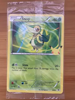 Pokemon Celebrations First Partners Snivy JUMBO Promo Card - SEALED - Image 1