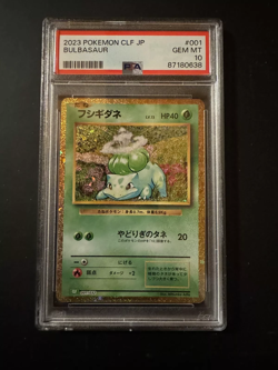 Pokemon Card Bulbasaur CLF 001/032 Classic Collection Japanese - PSA 10 - Image 1