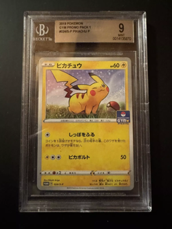 POKEMON - Bgs 9 - PIKACHU - 024/S-P - S PROMO CARD GYM 2019 - Image 1