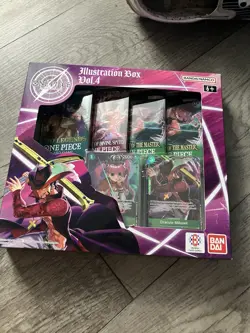 Bandai One Piece Trading Card Game Illustration Box Vol 3 + 4 SEALED IN HAND SDS - Image 4
