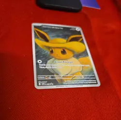 Eevee with Straw Hat Pokemon x Van Gogh Black Star Promo ACG Art Card - NM - Image 5