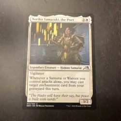 MTG STARTER COMMANDER DECK - Norika Yamazaki, The Poet - Mono White Control - Image 1