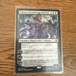 Liliana, Dreadhorde General M War of the Spark 97 NM - Image 1