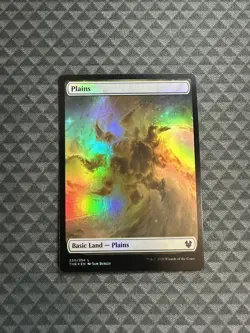 MTG Plains #250/254 Foil Basic Land Theros Beyond Death (THB) - Image 1