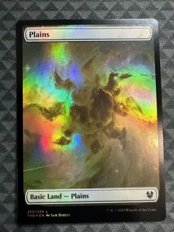 MTG Plains #250/254 Foil Basic Land Theros Beyond Death (THB) - Image 2
