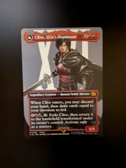 MTG Final Fantasy English Clive, Ifrit's Dominant Borderless 0385 Non-Foil - Image 1