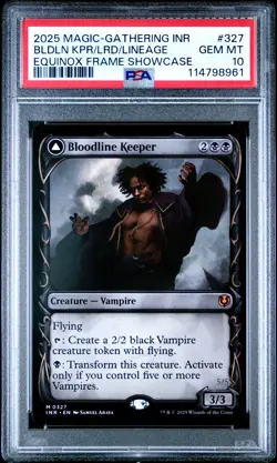 2025 MTG INNISTRAD REMASTERED #327 BLOODLINE KEEPER/LORD OF LINEAGE PSA 10 - Image 1