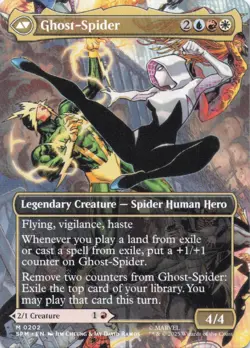 MTG Gwen Stacy (0202) (Borderless) | NM | Spider-Man {SPM} - Image 2